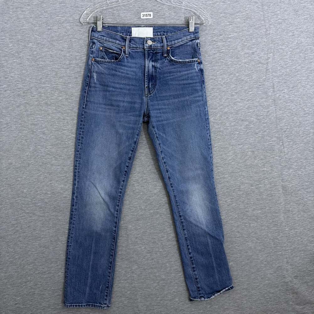 Mother Superior The Rascal Ankle Jeans Womens Size 27 Medium Wash Denim